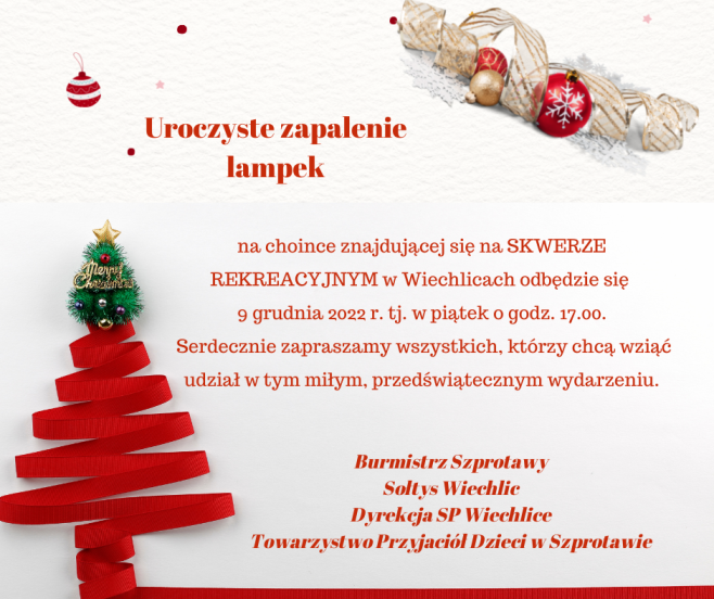Uroczyste zapalenie lampek