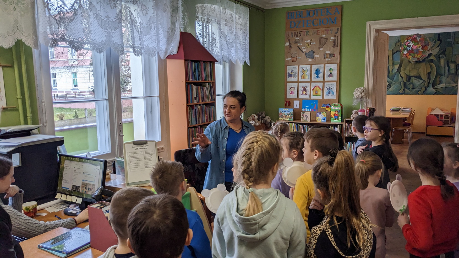 SKO-wicze  odwiedzili Miejską Bibliotekę w Szprotawie.