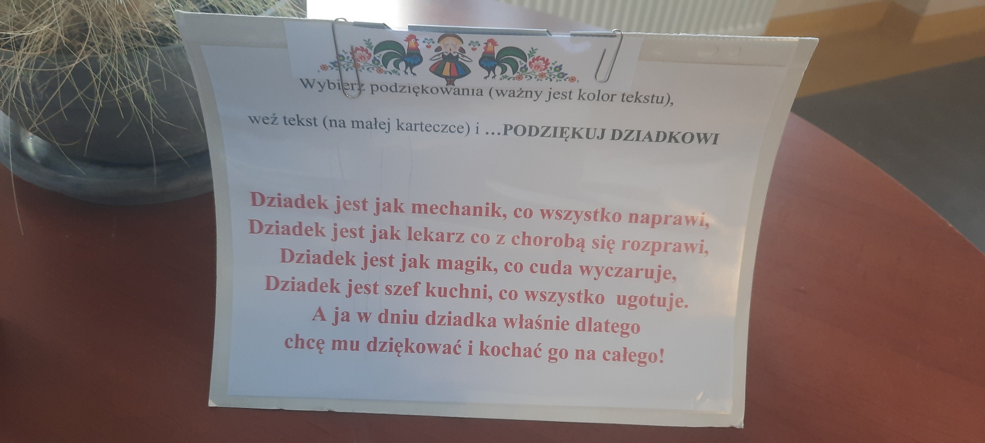 Dzień Babci Dziadka